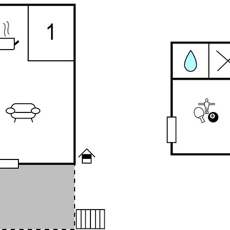 Cozy In With Kitchen 度假居 克内贝尔